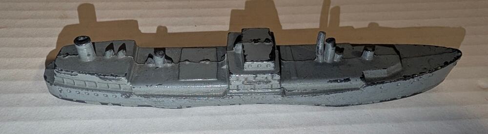 Vintage Tootsie Toy Diecast Naval Ship WWII no. 1039
